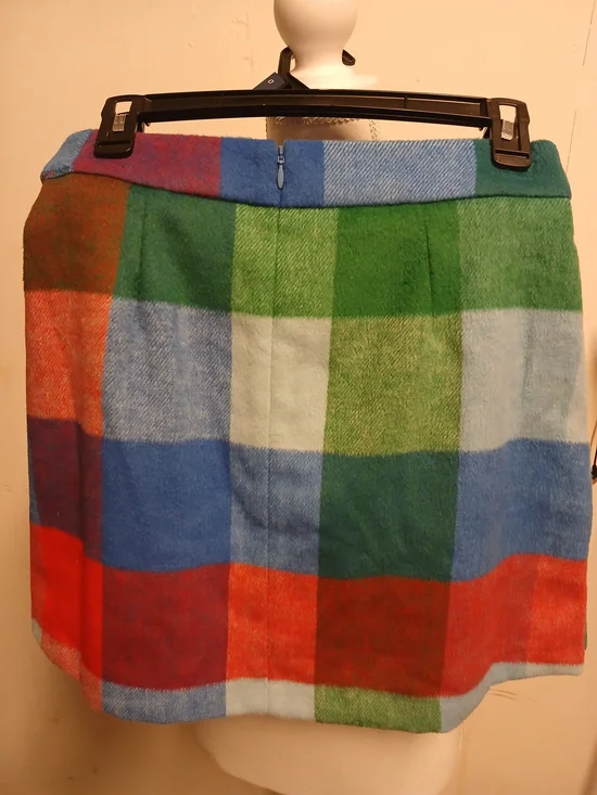 Free Assembly Plaid Mini Skirt in Blue, Red & Green NWT - Picture 3 of 6
